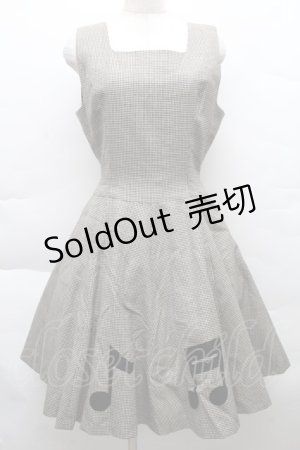 画像: MILK / 音符ワンピース  ブラウン S-25-12-11-026-ML-OP-AS-ZS