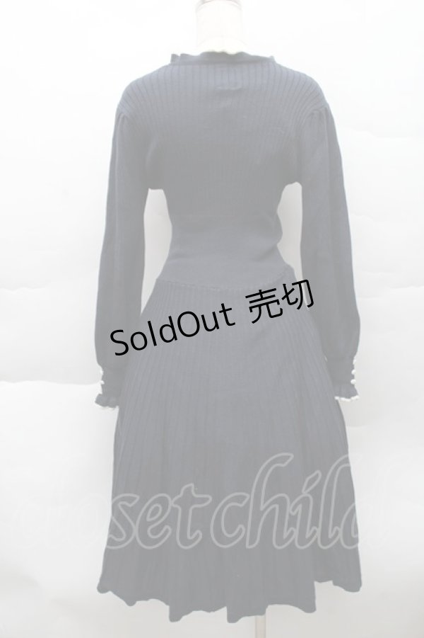 画像2: F&A / ニットワンピース  紺 S-25-12-11-027-LO-SK-AS-ZS (2)