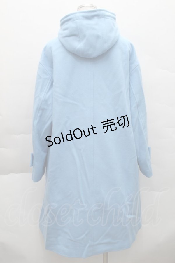 画像2: Jane Marple / フード付きコート  サックス S-25-12-11-038-JM-CO-HR-ZS (2)