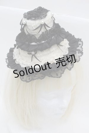 画像: LOLITA / ハット  オフｘ黒 S-25-12-12-034-LO-ZA-AS-ZS