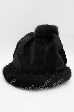 画像: Jane Marple / クラウンハット  黒 S-25-12-12-035-JM-AC-AS-ZS