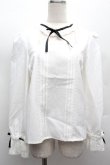 画像1: Deary / 襟レースブラウス  白 S-25-12-12-038-LO-BL-AS-ZS (1)
