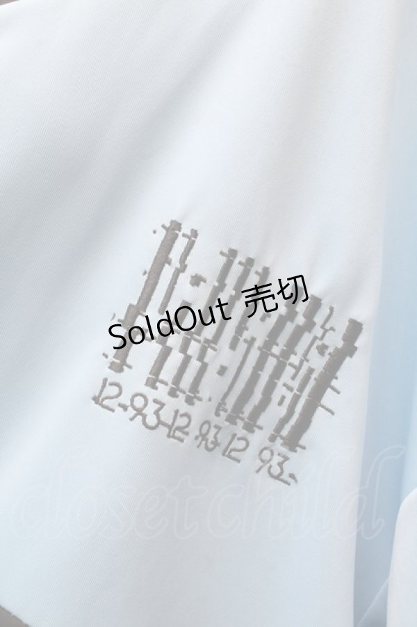 画像3: ililil / ネオンカラーハイネックジャージパーカー  黒ｘサックス S-25-12-12-043-PU-JA-HR-ZS (3)