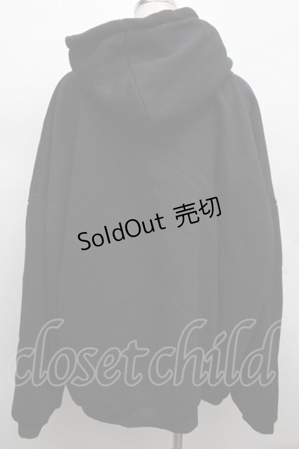 画像2: VOLCAN&APHRODITE / ラインストーンパーカー  黒 S-25-12-12-049-LO-TO-AS-ZS (2)