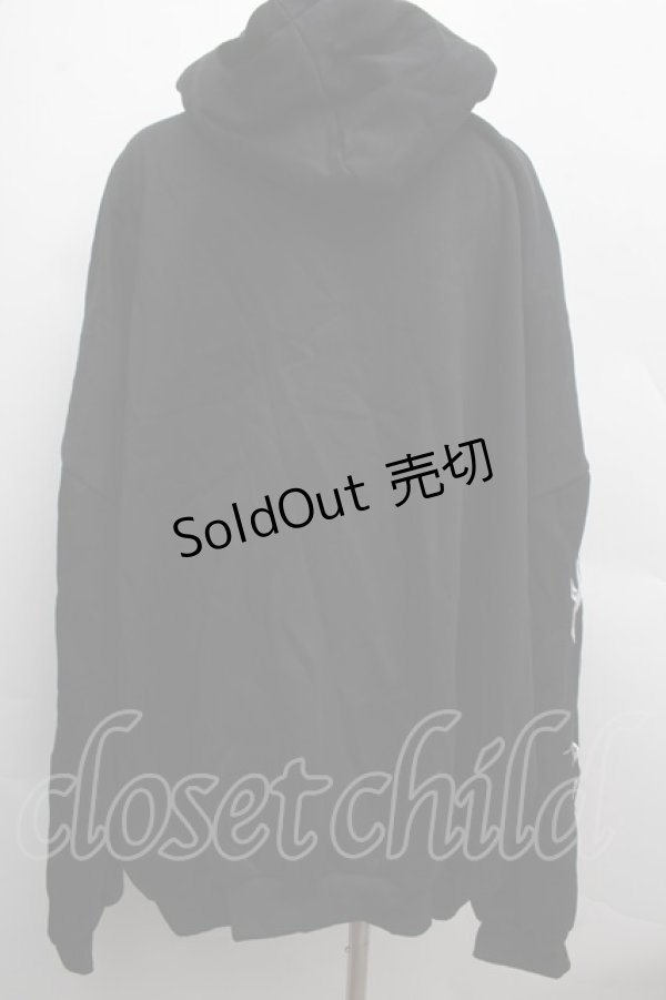 画像2: VOLCAN&APHRODITE / チェーン付パーカー  黒 S-25-12-12-050-LO-TO-AS-ZS (2)