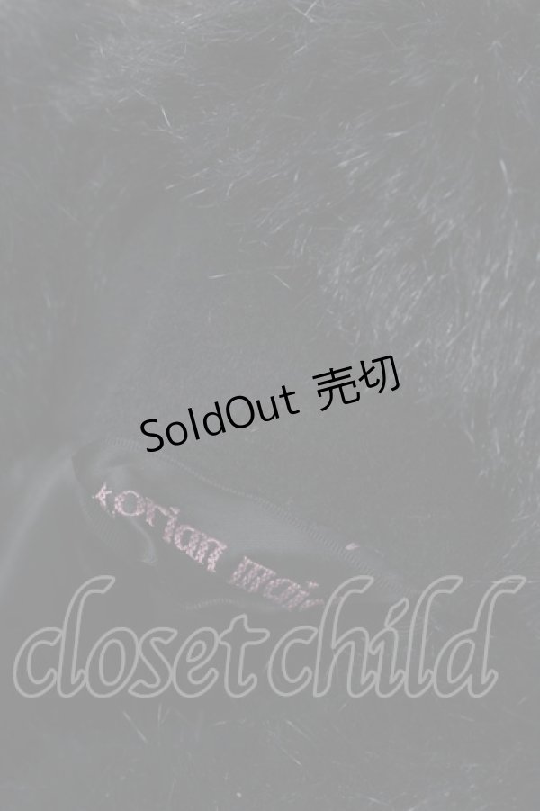 画像3: Victorian maiden / ファーデザインケープ  黒 S-25-12-12-051-CL-JA-AS-ZS (3)