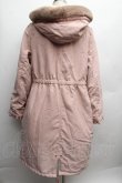 画像2: axes femme / 裏キルトモッズコート  ピンク S-25-12-12-054-AX-CO-HR-ZS (2)