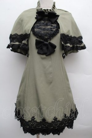 画像: DearMyLove / デザイナー/ケープワンピース M カーキ S-25-12-12-056-EL-TO-AS-ZS