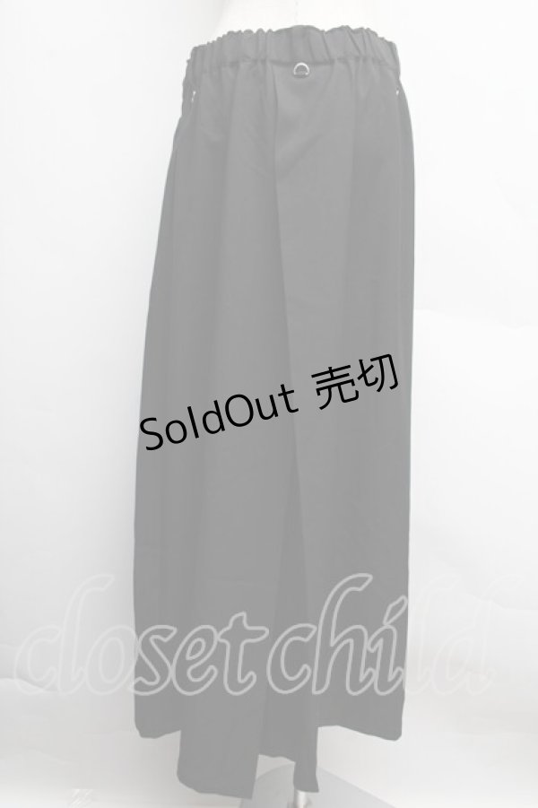 画像2: REZEN / プリーツ袴パンツ L 黒 S-25-12-12-061-LO-PA-AS-ZS (2)