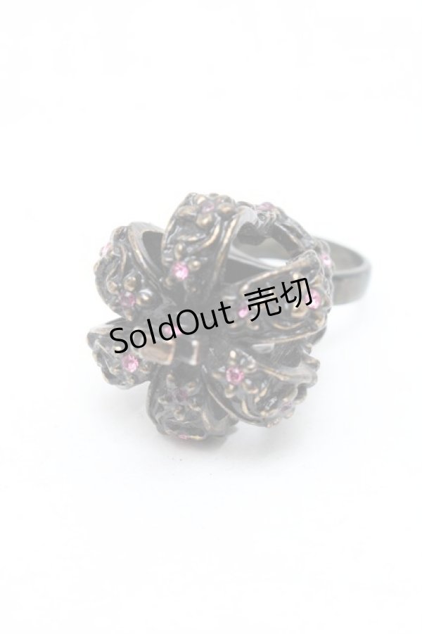 画像2: Jane Marple / 王冠リング  アンティークゴールド S-25-12-12-005-JM-AC-SZ-ZS (2)