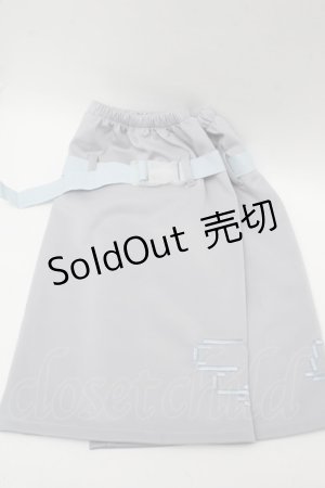 画像: ACDC RAG / ドットネコレッグウォーマー  グレー×パステルブルー S-25-12-12-011-PU-ZA-HR-ZS