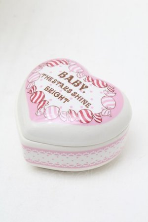 画像: BABY,THE STARS SHINE BRIGHT / ハート小物入れ  白 S-25-12-12-016-BA-ZA-AS-ZS