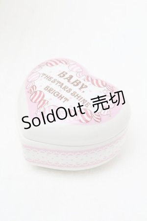 画像: BABY,THE STARS SHINE BRIGHT / ハート小物入れ  白 S-25-12-12-016-BA-ZA-AS-ZS
