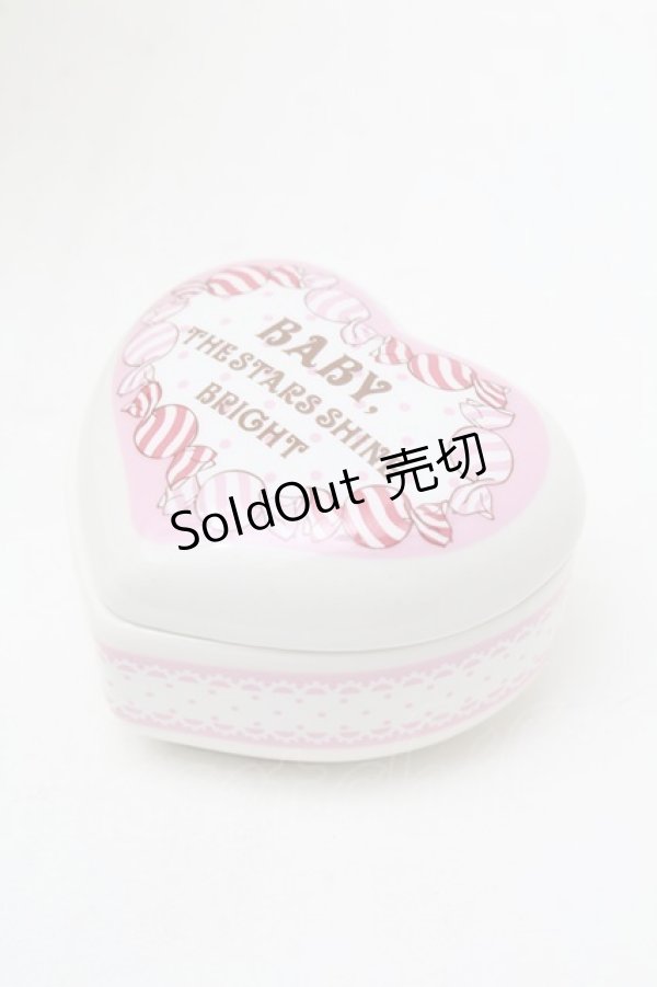画像1: BABY,THE STARS SHINE BRIGHT / ハート小物入れ  白 S-25-12-12-016-BA-ZA-AS-ZS (1)