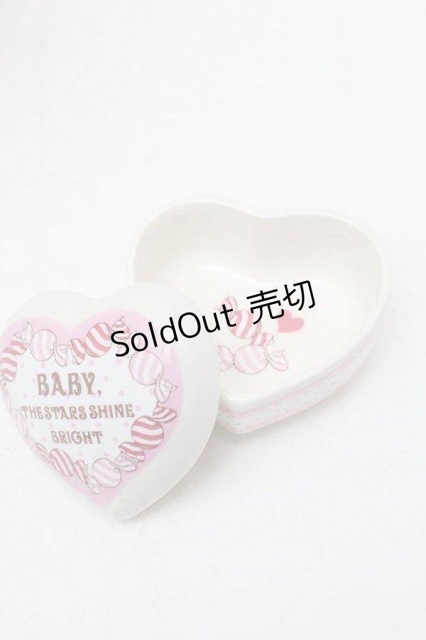 画像2: BABY,THE STARS SHINE BRIGHT / ハート小物入れ  白 S-25-12-12-016-BA-ZA-AS-ZS (2)