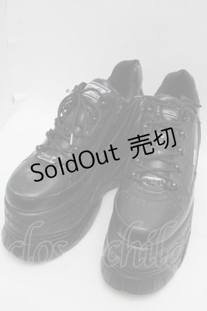 画像: YOSUKE / 厚底スニーカー 28 黒 S-25-12-12-018-PU-SH-AS-ZS