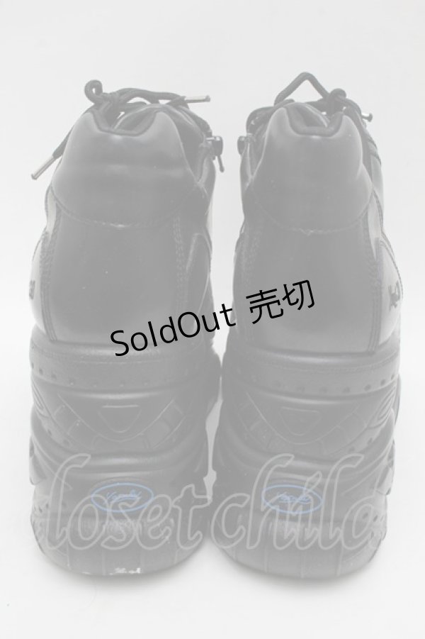 画像3: YOSUKE / 厚底スニーカー 28 黒 S-25-12-12-018-PU-SH-AS-ZS (3)