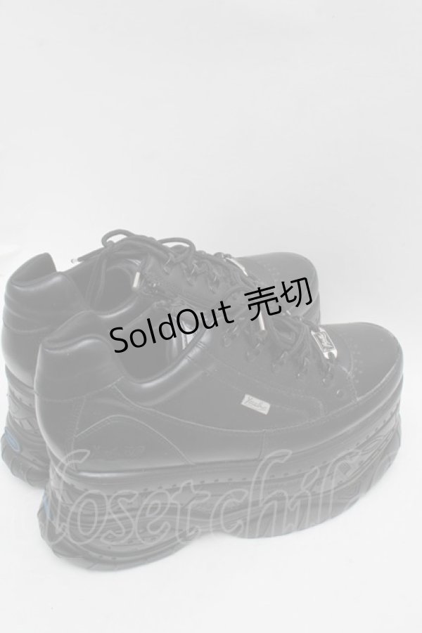 画像5: YOSUKE / 厚底スニーカー 28 黒 S-25-12-12-018-PU-SH-AS-ZS (5)