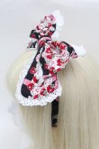 画像2: BABY,THE STARS SHINE BRIGHT / Juicy Strawberry Memoryカチューシャ  黒 S-25-12-12-024-BA-AC-AS-ZS (2)