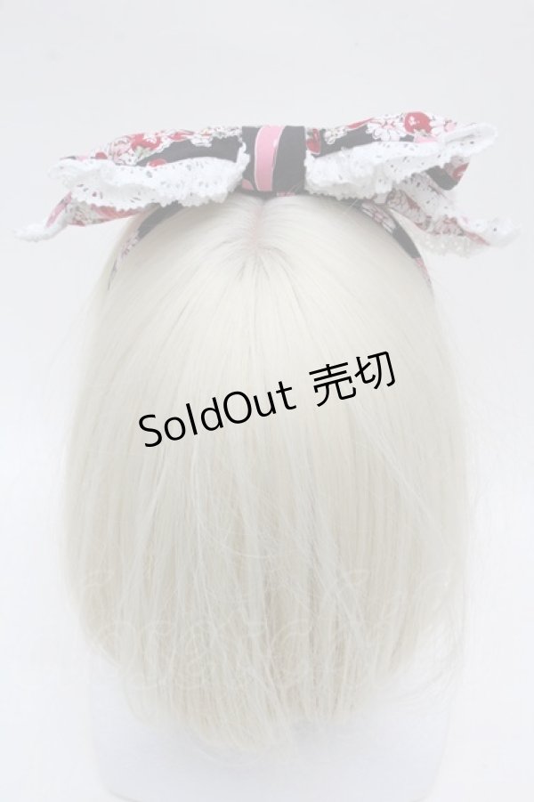 画像3: BABY,THE STARS SHINE BRIGHT / Juicy Strawberry Memoryカチューシャ  黒 S-25-12-12-024-BA-AC-AS-ZS (3)