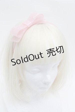 画像: BABY,THE STARS SHINE BRIGHT / ドットリボンカチューシャ  ピンク S-25-12-12-025-BA-AC-AS-ZS