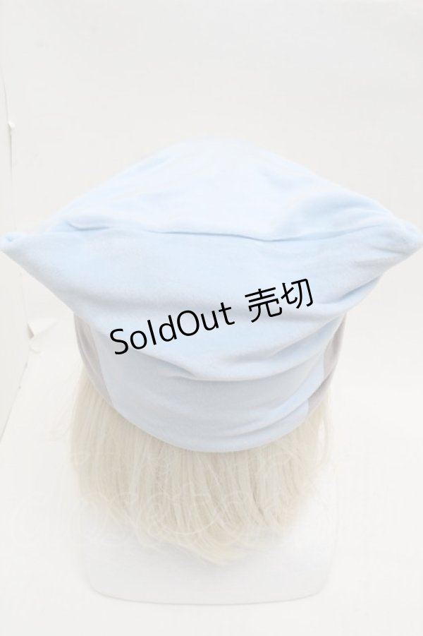 画像4: PUNK / 猫耳ニット帽  サックスｘブルー S-25-12-12-028-PU-AC-HR-ZS (4)