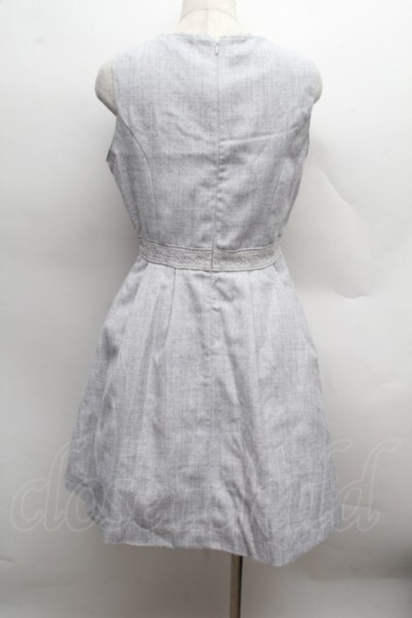 画像2: LODISPOTTO / ウエストレースワンピース  グレー S-25-12-13-042-LO-OP-AS-ZT515 (2)