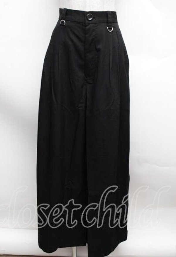 画像1: REZEN / 彼岸花カーゴ袴パンツ L 黒 S-25-12-13-047-LO-PA-AS-ZS (1)
