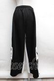 画像3: Amilige / バイカラー裾ポケットラインジャージパンツ  黒ｘ白 S-25-12-13-049-PU-PA-AS-ZS (3)