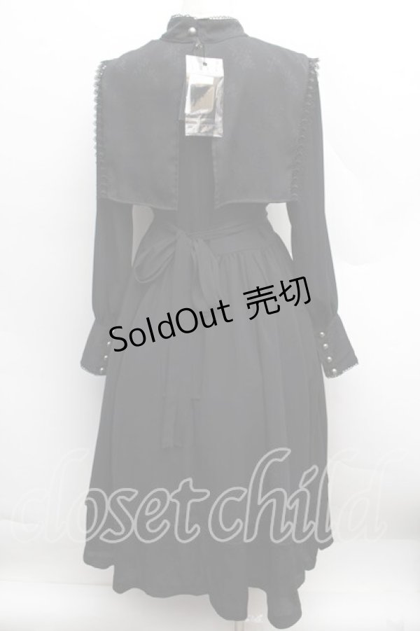 画像2: MIHO MATSUDA / シスターワンピース・ライラワンピース  黒 S-25-12-13-051-GO-OP-AS-ZS (2)