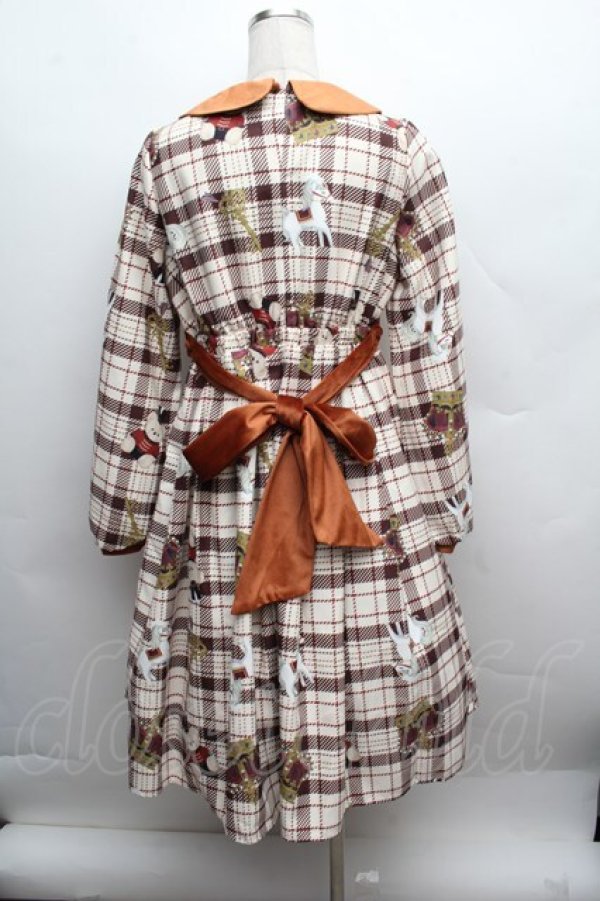 画像2: axes femme Kawaii / ロンドントイズワンピース  ベージュ S-25-12-13-053-AX-OP-HR-ZS (2)