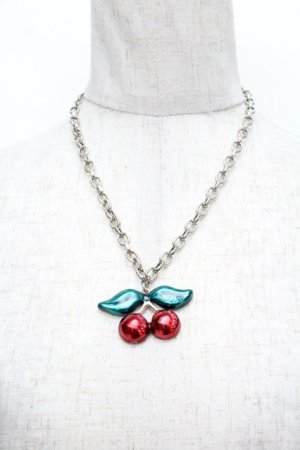 画像: MILK / チェーンチェリーネックレス  赤 S-25-12-13-006-ML-AC-AS-ZS