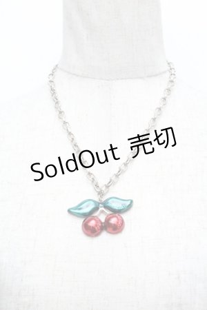 画像: MILK / チェーンチェリーネックレス  赤 S-25-12-13-006-ML-AC-AS-ZS