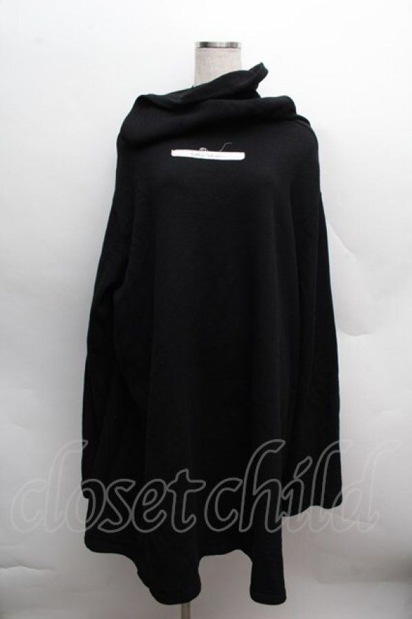 画像2: alice auaa / ハイネックドレープスウェット 1 黒 S-25-12-13-027-AA-OP-AS-ZS (2)