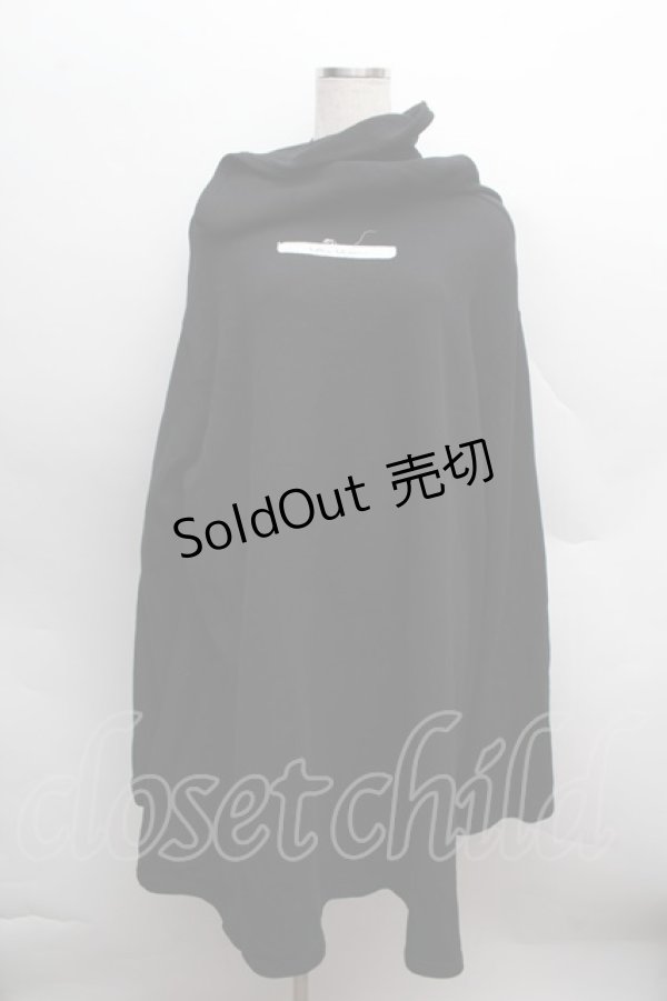 画像2: alice auaa / ハイネックドレープスウェット 1 黒 S-25-12-13-027-AA-OP-AS-ZS (2)