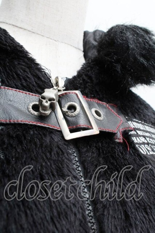 画像3: MAD / 猫耳ボアパーカー  黒 S-25-12-13-028-PU-TO-HR-ZS (3)