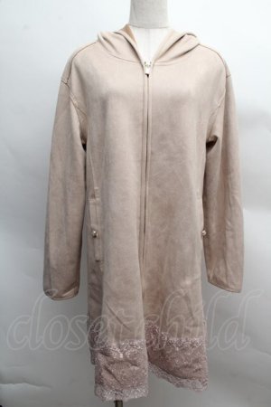 画像: axes femme / 裾レースロングパーカー   S-25-12-13-031-AX-TO-HR-ZS