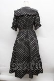画像2: m petit by misako / 梨地水玉半袖ワンピース M 黒 S-25-12-13-036-LO-OP-AS-ZS (2)