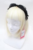 画像1: Angelic Pretty / SheerドットMichelleカチューシャ  黒 S-25-12-13-004-AP-AC-AS-ZS (1)
