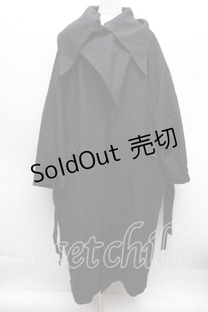 画像: alice auaa / ショートスリーブロングジャケット  黒 S-25-12-13-038-AA-JA-AS-ZS