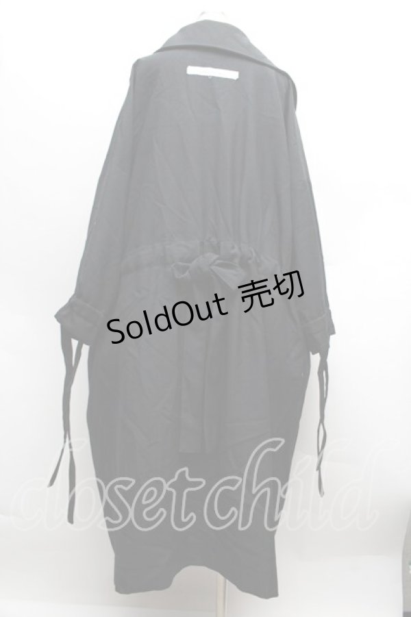 画像2: alice auaa / ショートスリーブロングジャケット  黒 S-25-12-13-038-AA-JA-AS-ZS (2)