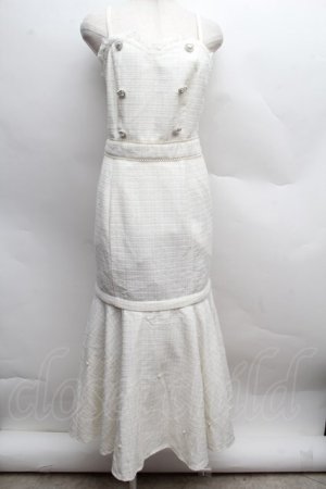 画像: Ank Rouge / ラメツイードジャンパースカート  オフ S-25-12-13-041-CA-OP-AS-ZS