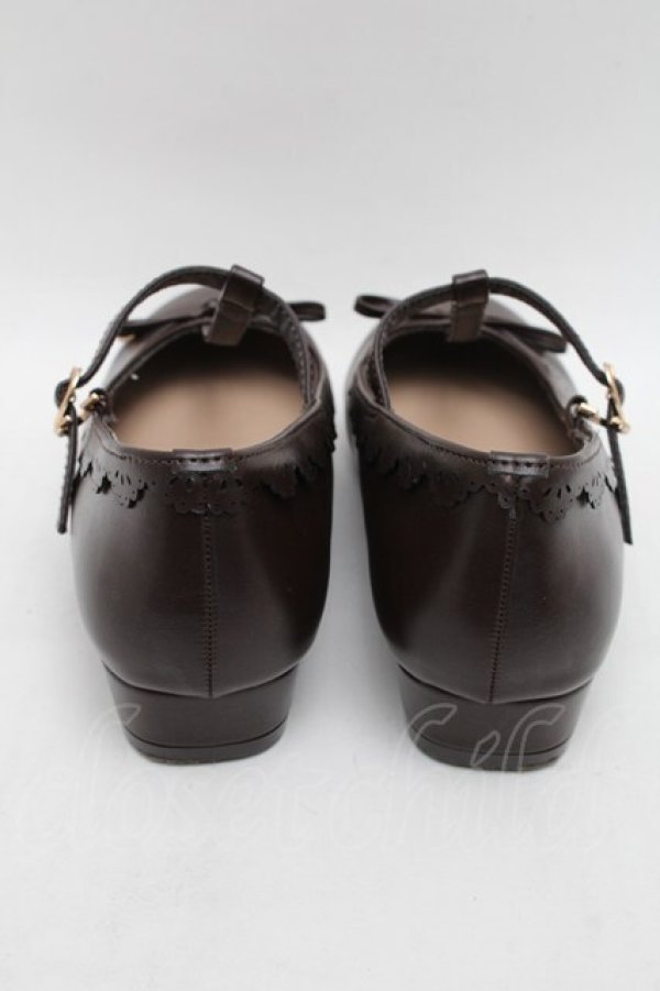 画像3: m petit by misako / AMNIリボンバレエ M ブラウン S-25-12-15-003-LO-SH-HR-ZS (3)