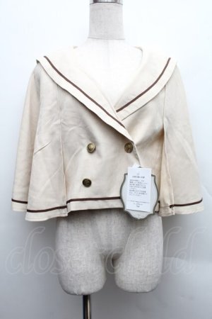 画像: Kurumi Collaboration / マリンアカデミアケープ  オフ S-25-12-15-044-LO-JA-AS-ZS