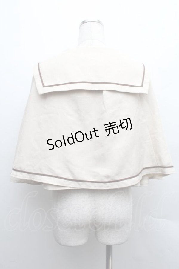 画像2: Kurumi Collaboration / マリンアカデミアケープ  オフ S-25-12-15-044-LO-JA-AS-ZS (2)