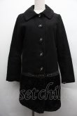 画像1: axes femme POETIQUE / フロッキー切替コート  黒 S-25-12-15-052-AX-CO-HR-ZS (1)