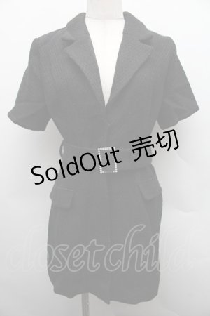 画像: EATME / テーラードミニワンピース S 黒 S-25-12-15-054-LO-OP-AS-ZS