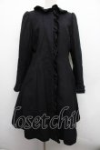 画像1: Moi-meme-Moitie / フリルコート  黒 S-25-12-15-055-MO-CO-HR-ZS (1)