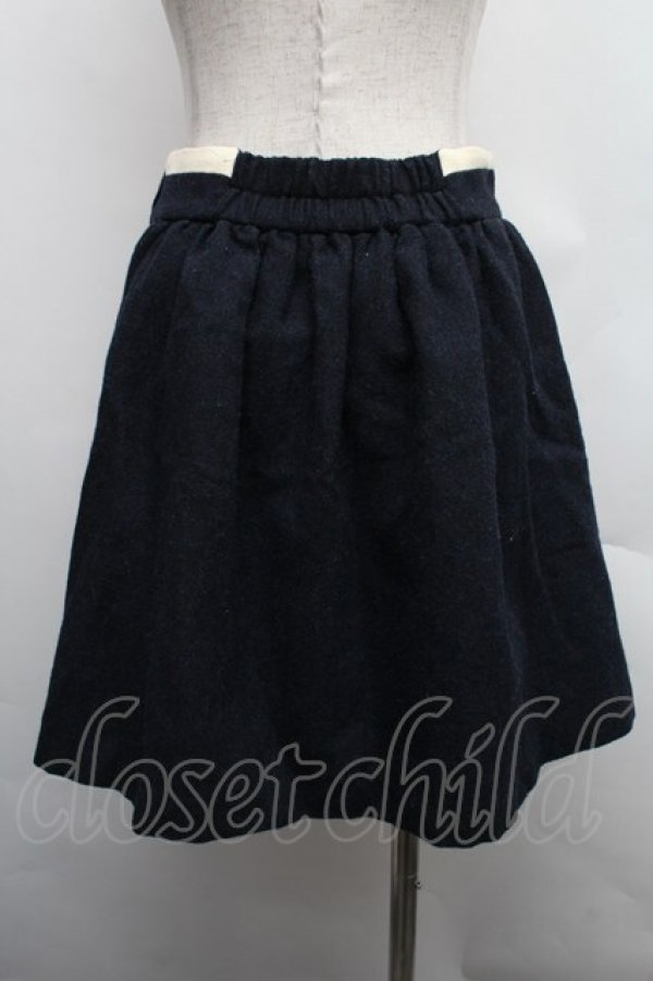 画像2: MILK / ツィーディースカート  紺 S-25-12-15-057-ML-SK-AS-ZS (2)