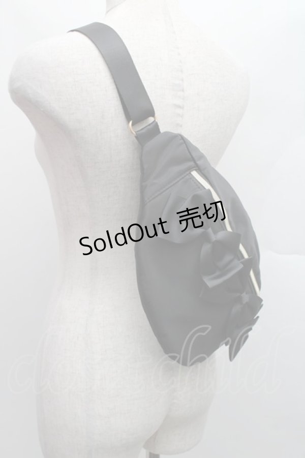 画像1: m petit by misako / TT*AM*リボンBB  黒 S-25-12-15-010-LO-BG-HR-ZS (1)